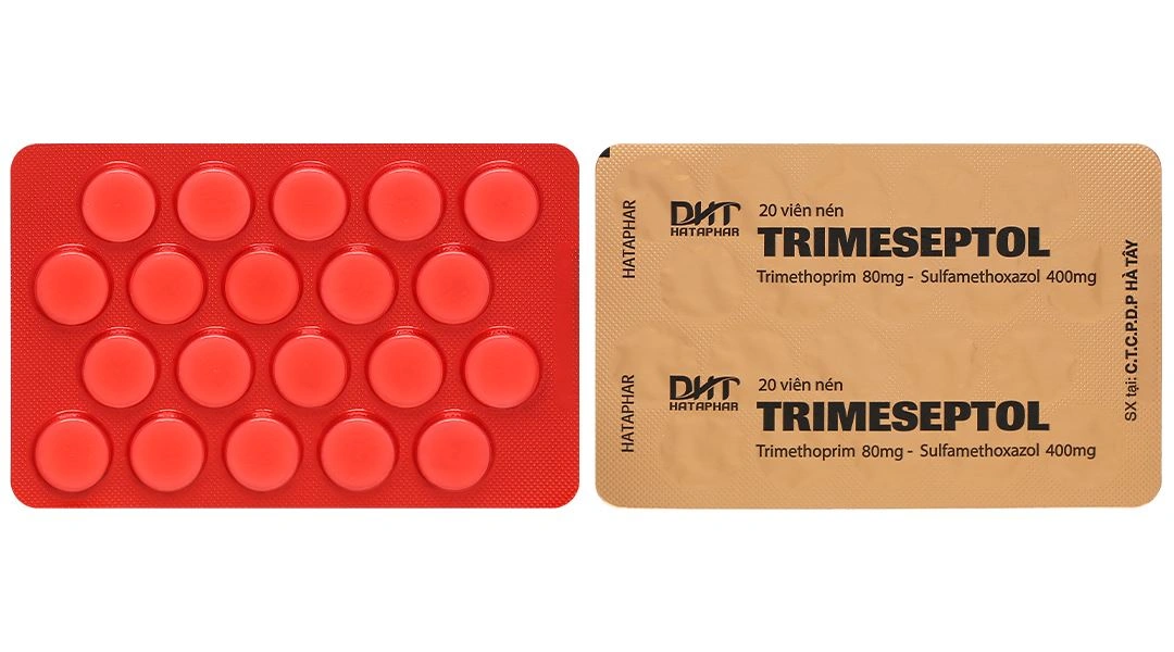 Trimeseptol trị nhiễm khuẩn đường tiết niệu (25 vỉ x 20 viên) - 4