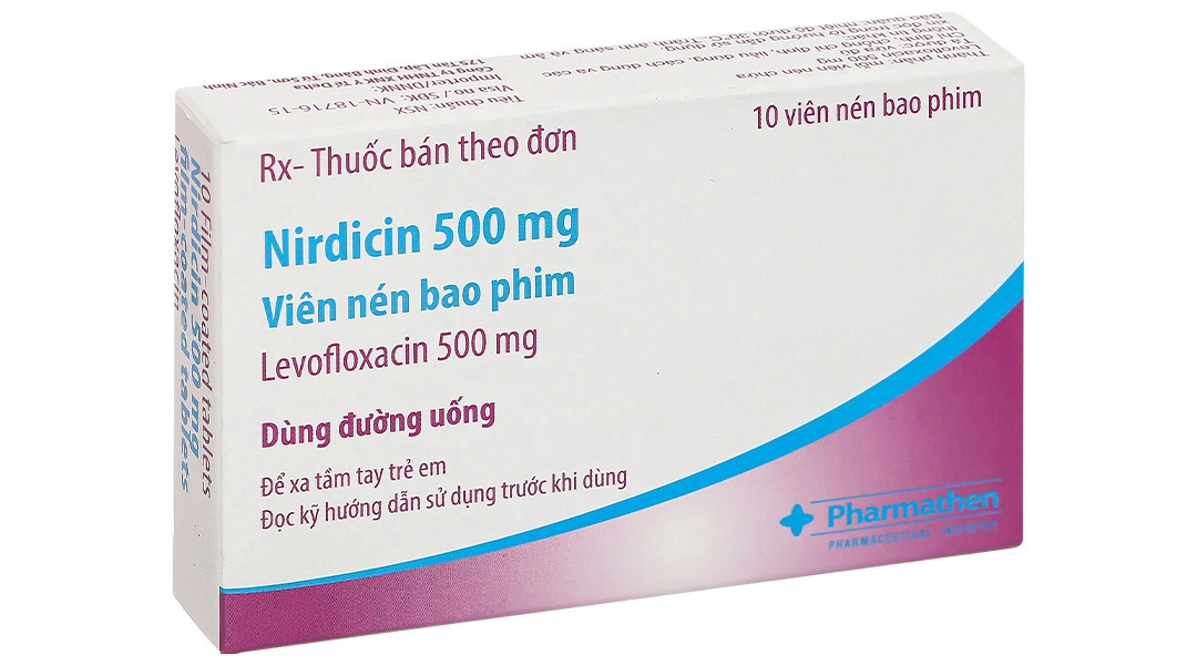 Nirdicin 500mg trị nhiễm khuẩn (1 vỉ x 10 viên) - 