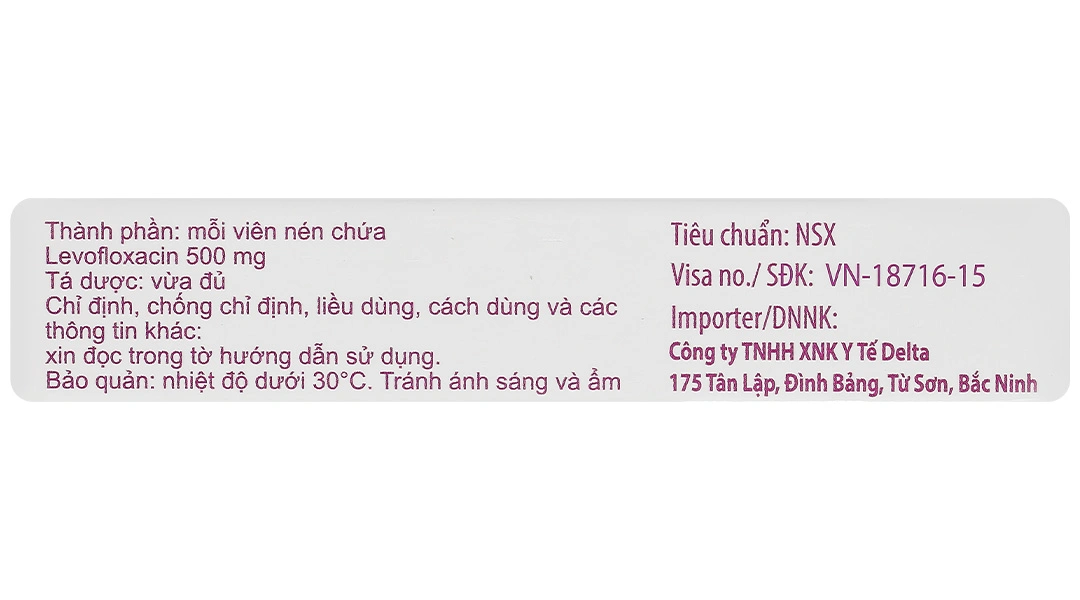 Nirdicin 500mg trị nhiễm khuẩn (1 vỉ x 10 viên) - 3