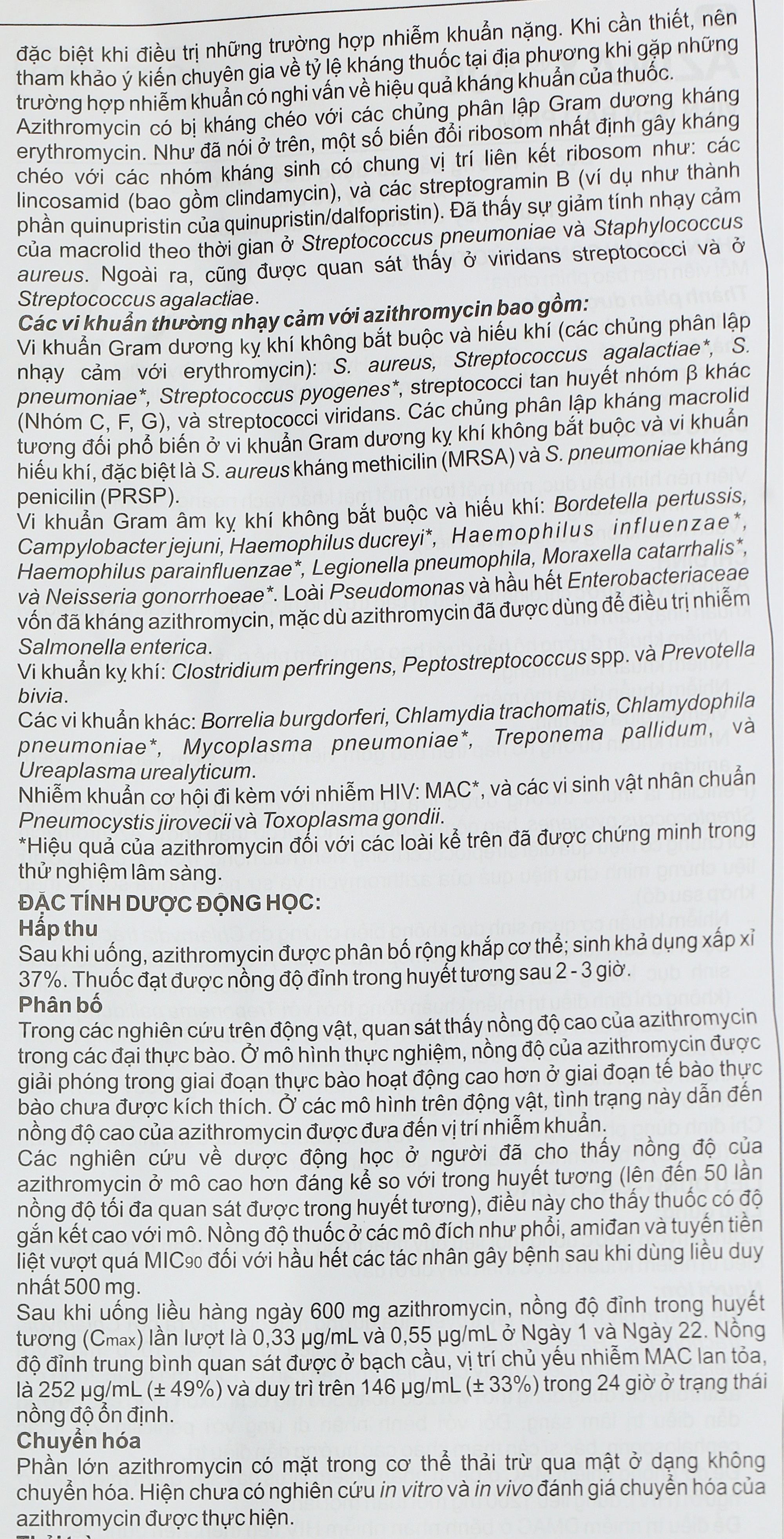 Azimax 500mg trị nhiễm khuẩn (1 vỉ x 3 viên) - 7