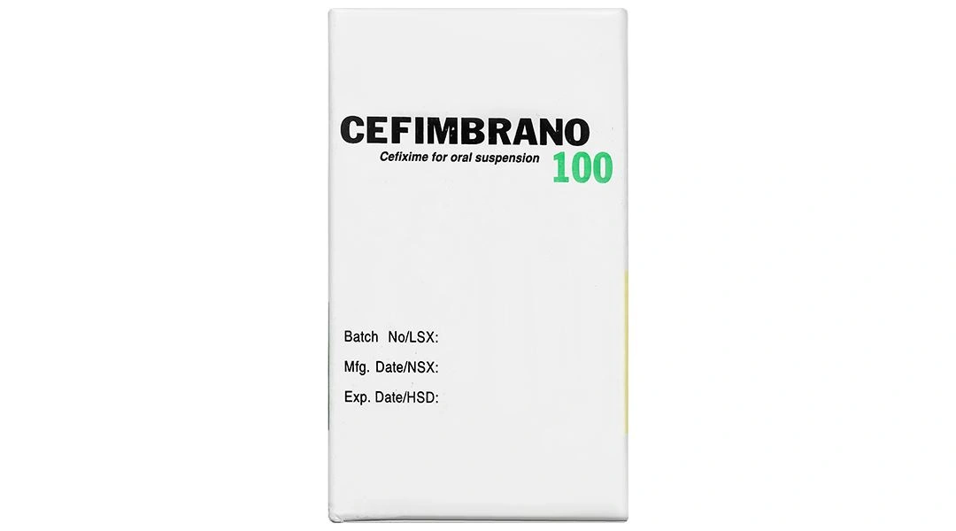 Bột pha hỗn dịch uống Cefimbrano 100 Vidipha điều trị nhiễm khuẩn (10 gói x 2g) - 4