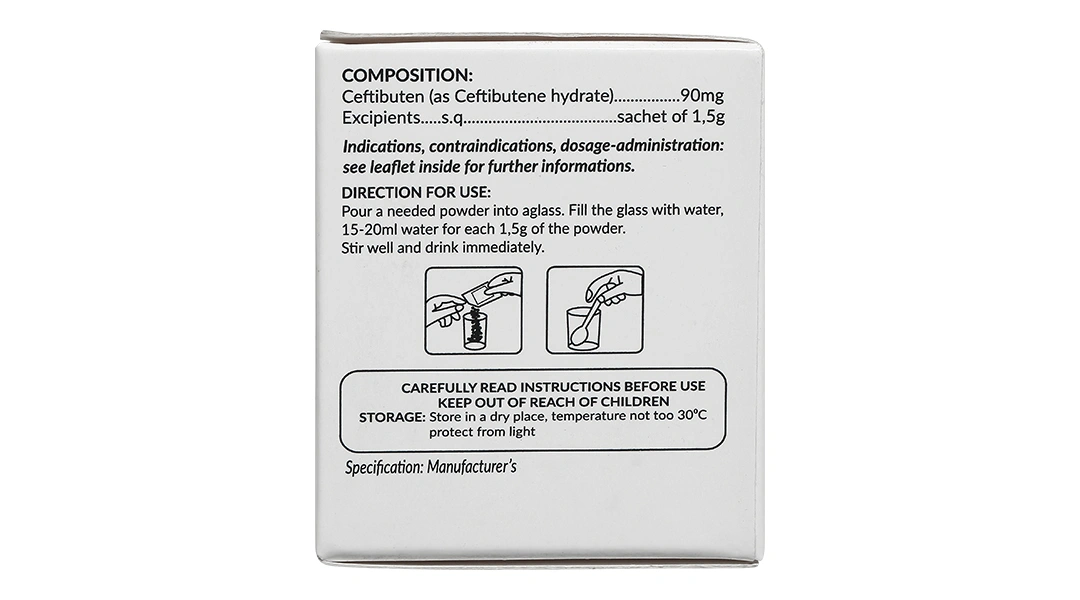 Bột pha hỗn dịch Armten 90 trị các trường hợp nhiễm khuẩn vừa và nhẹ (10 gói x 1.5g) - 3