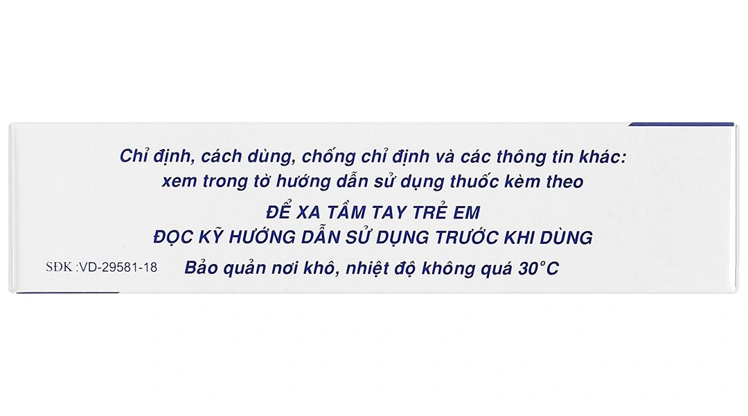 Glencinone 125mg điều trị nhiễm khuẩn đường hô hấp trên và dưới (3 vỉ x 10 viên) - 3