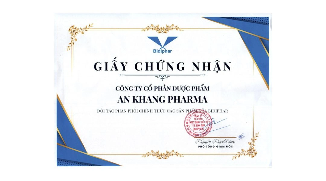 Bột pha tiêm Vancomycin Bidiphar 500mg trị nhiễm khuẩn nặng, bệnh thận và tim hộp 10 lọ - 1