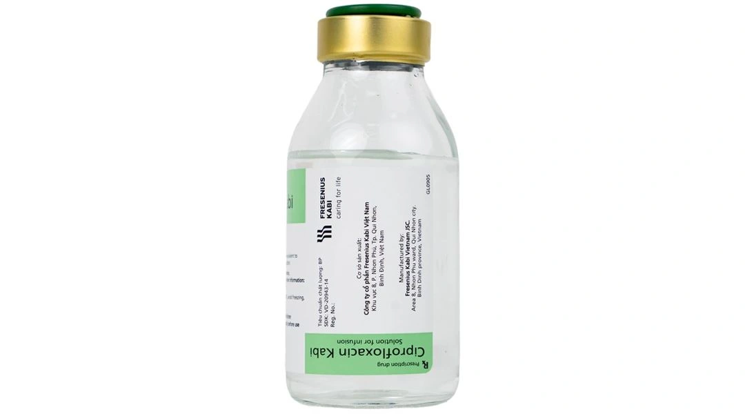 Dung dịch tiêm truyền Ciprofloxacin Kabi 200mg điều trị nhiễm khuẩn chai 100ml - 1