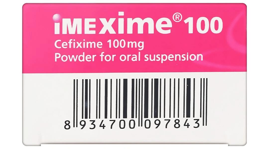 Bột pha hỗn dịch uống Imexime 100 điều trị nhiễm khuẩn (12 gói x 2g) - 4