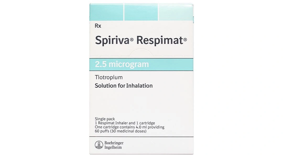 Dung dịch khí dung Spiriva Respimat 2.5mcg trị tắc nghẽn phổi mãn tính bình 30 liều - 3