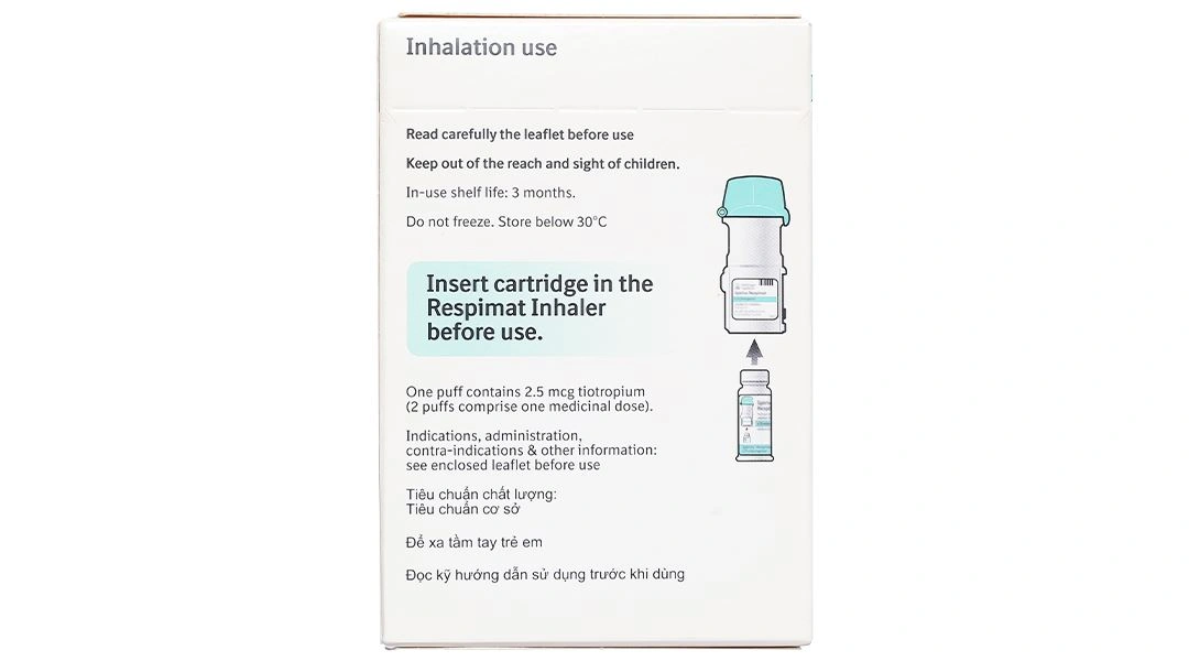 Dung dịch khí dung Spiriva Respimat 2.5mcg trị tắc nghẽn phổi mãn tính bình 30 liều - 4