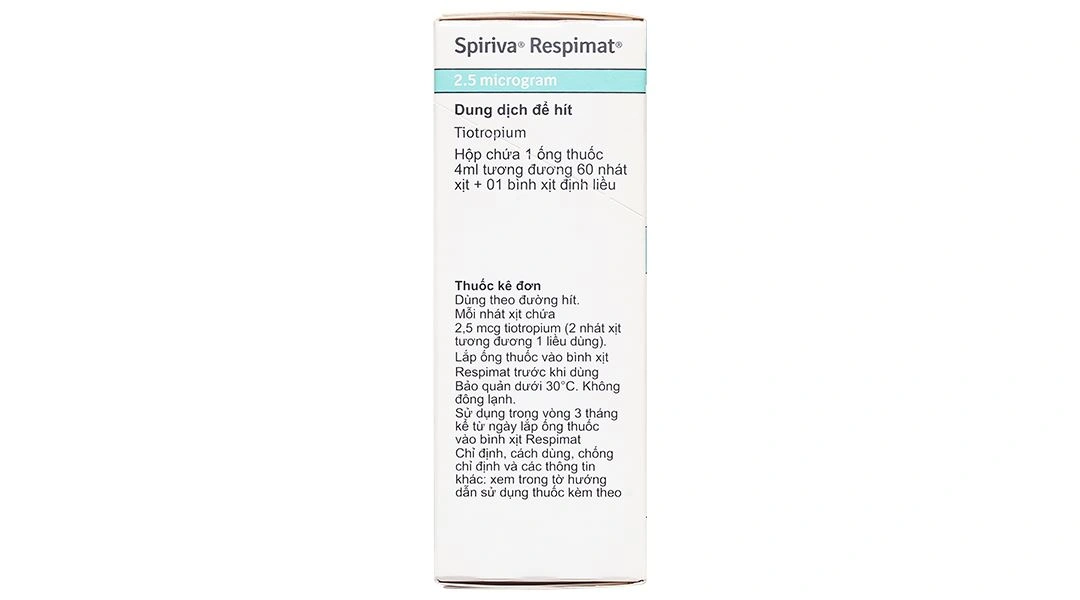 Dung dịch khí dung Spiriva Respimat 2.5mcg trị tắc nghẽn phổi mãn tính bình 30 liều - 6