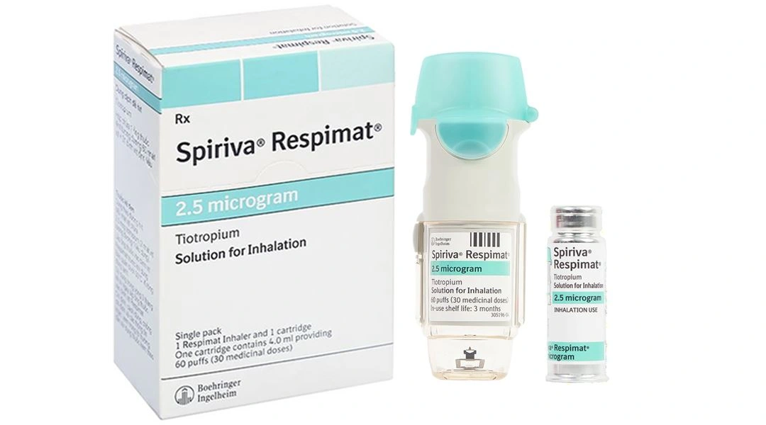 Dung dịch khí dung Spiriva Respimat 2.5mcg trị tắc nghẽn phổi mãn tính bình 30 liều - 2