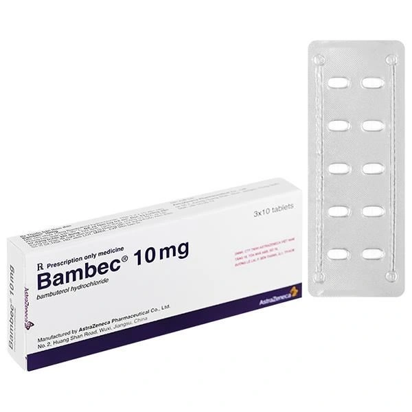 Bambec 10mg điều trị hen phế quản, viêm phế quản mãn tính