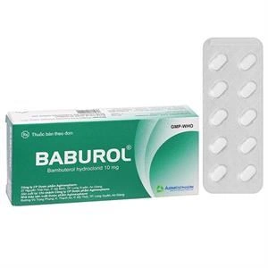 Baburol 10 mg trị hen phế quản, viêm phế quản mạn tính