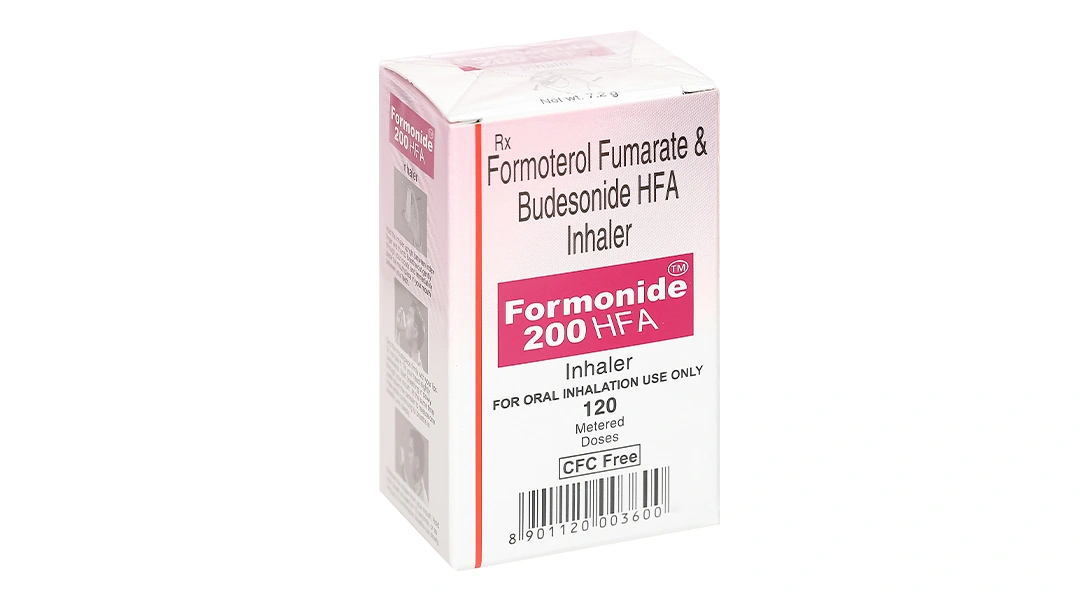 Dung dịch khí dung Formonide 200 HFA trị hen suyễn bình 120 liều xịt - 
