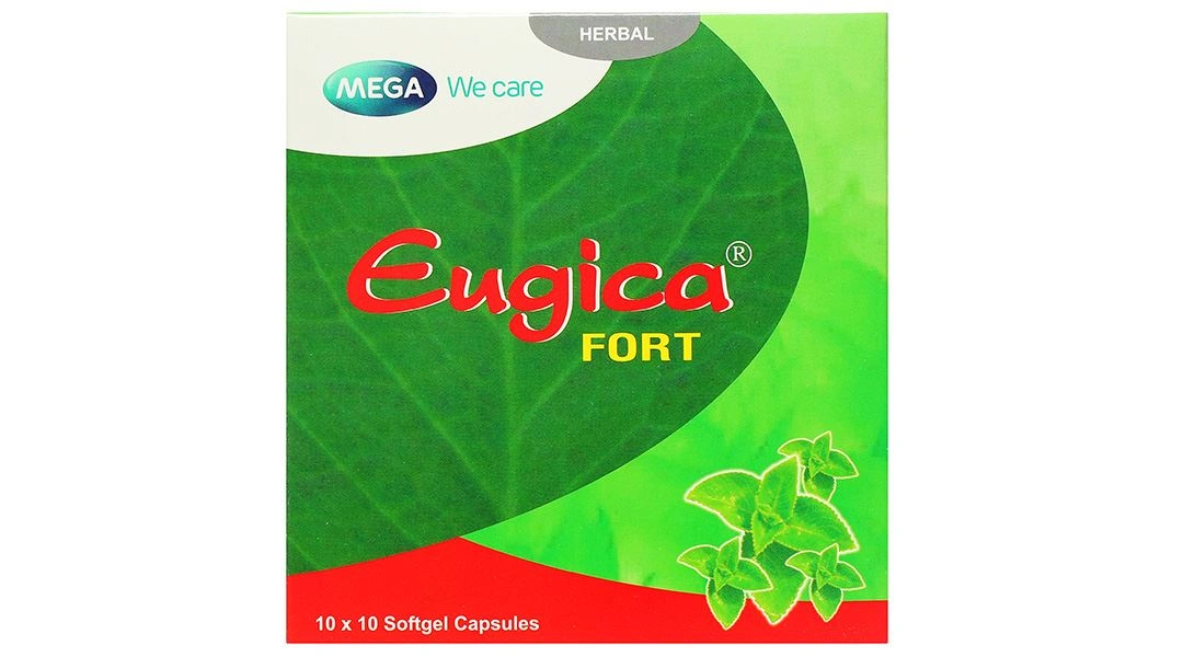 Eugica Fort điều trị các chứng ho, đau họng, sổ mũi (10 vỉ x 10 viên) - 8