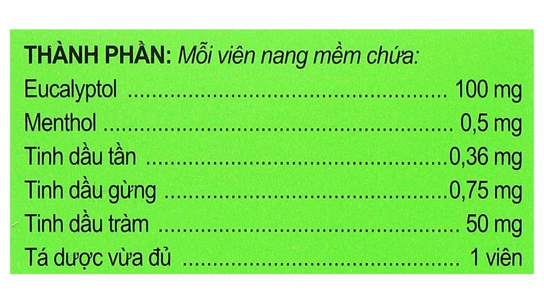 Eugica Fort điều trị các chứng ho, đau họng, sổ mũi (10 vỉ x 10 viên) - 11