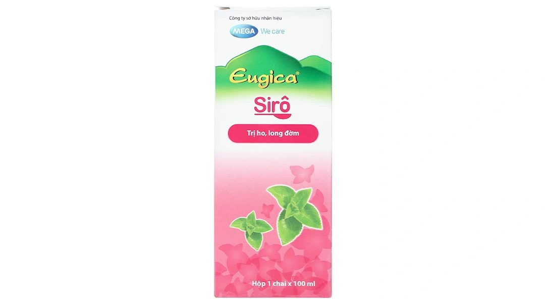 Eugica Sirô điều trị ho có đờm, ho mất tiếng, viêm đau họng chai 100ml - 2