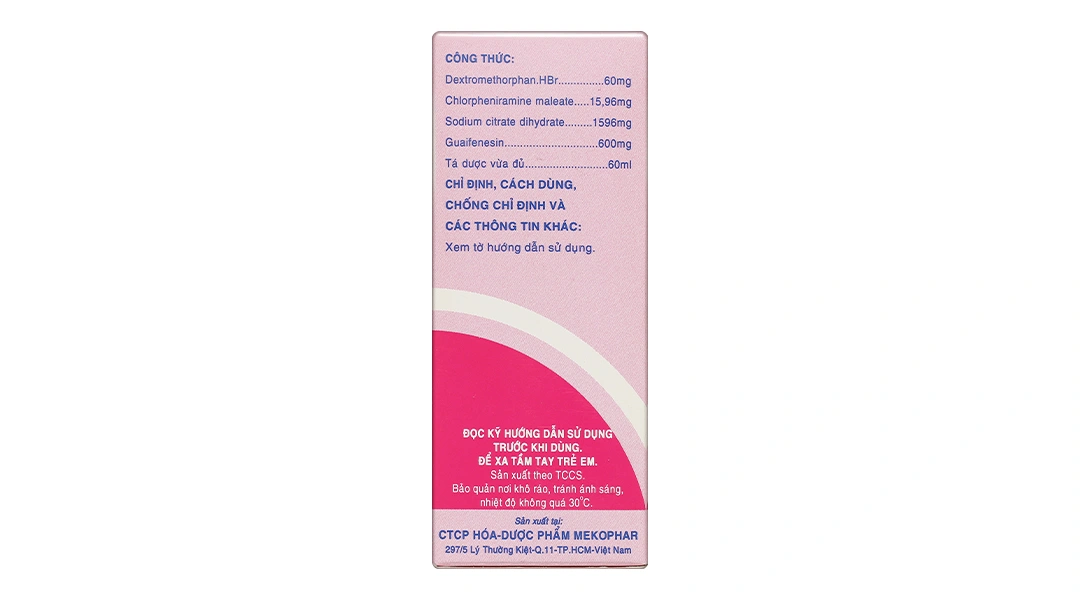 Siro ho Antituss Plus trị ho do cảm cúm, viêm phổi, viêm phế quản chai 60ml - 3