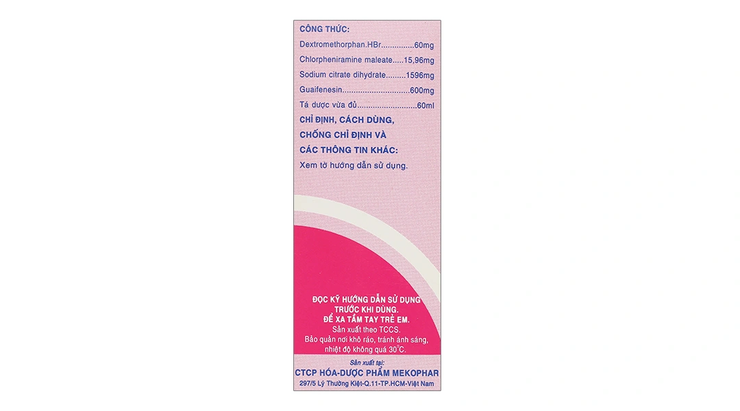 Siro ho Antituss Plus trị ho do cảm cúm, viêm phổi, viêm phế quản chai 60ml - 5