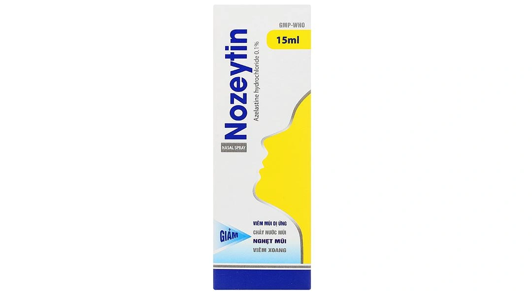 Thuốc xịt mũi Nozeytin 0,1% điều trị triệu chứng của viêm mũi chai 15ml - 1