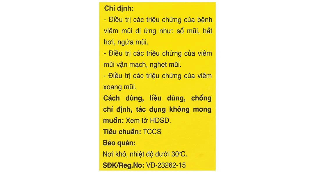 Thuốc xịt mũi Nozeytin 0,1% điều trị triệu chứng của viêm mũi chai 15ml - 5