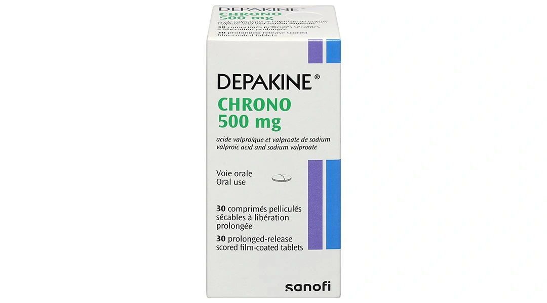 Depakine Chrono 500mg trị các thể động kinh, dự phòng hưng cảm lọ 30 viên - 2