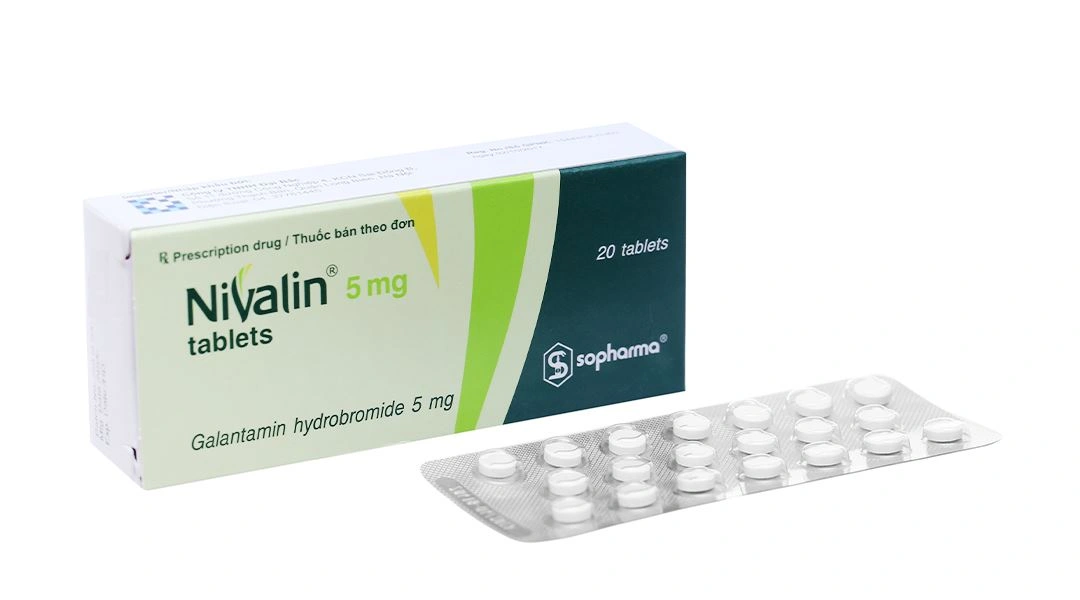 Nivalin Tablets 5mg trị sa sút trí tuệ (1 vỉ x 20 viên) - 