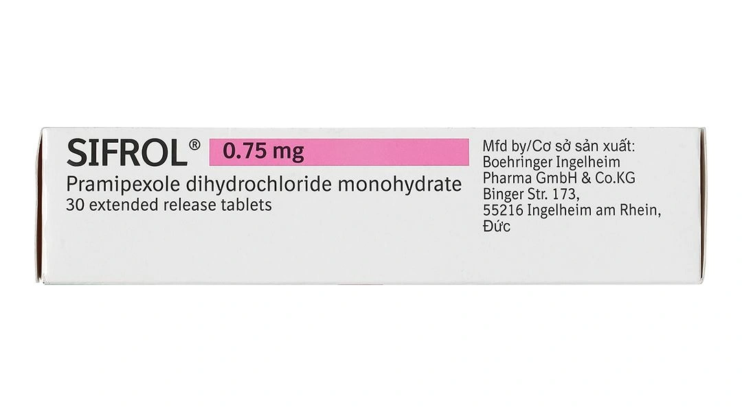 Sifrol 0.75mg trị bệnh Parkinson vô căn (3 vỉ x 10 viên) - 3