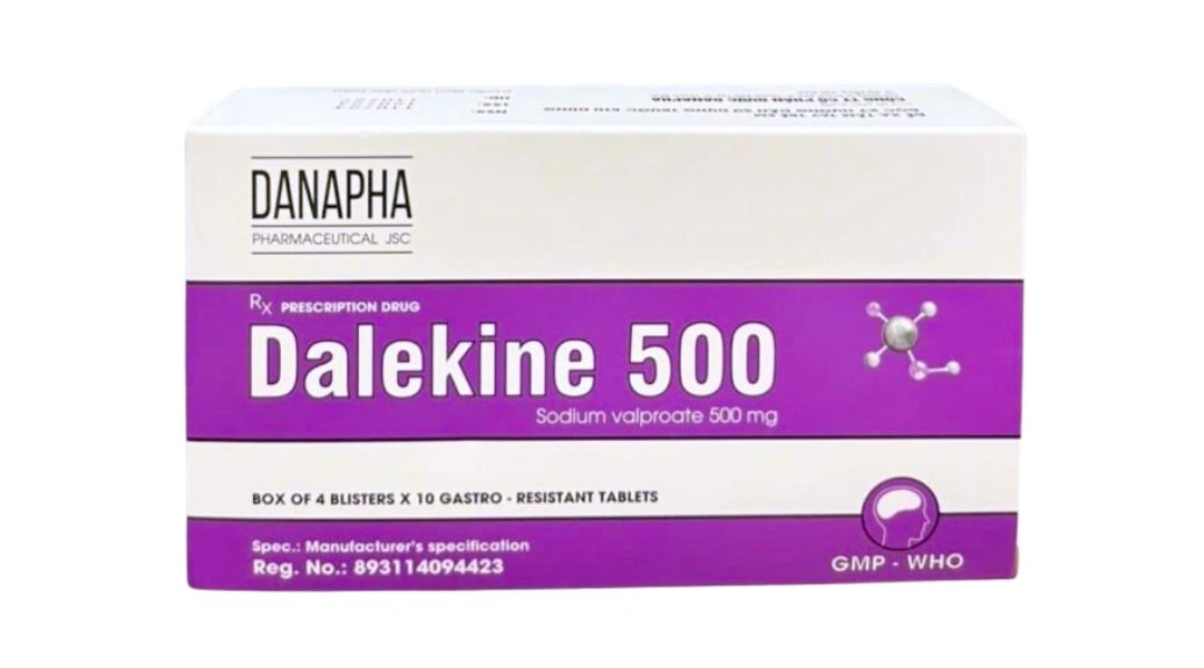 Dalekine 500 trị động kinh (4 vỉ x 10 viên) - 8