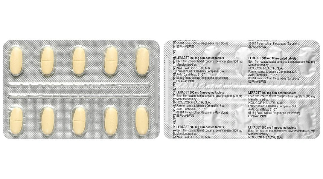 Leracet 500mg điều trị động kinh (6 vỉ x 10 viên) - 4