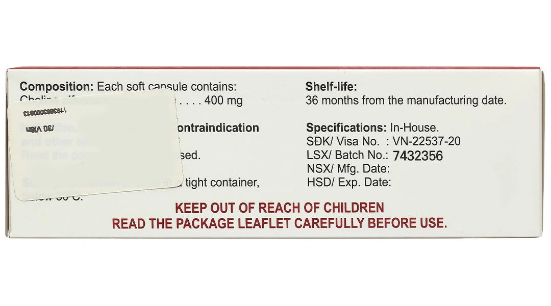 Atsotine 400mg điều trị hội chứng thoái hóa thần kinh não (3 vỉ x 10 viên) - 3