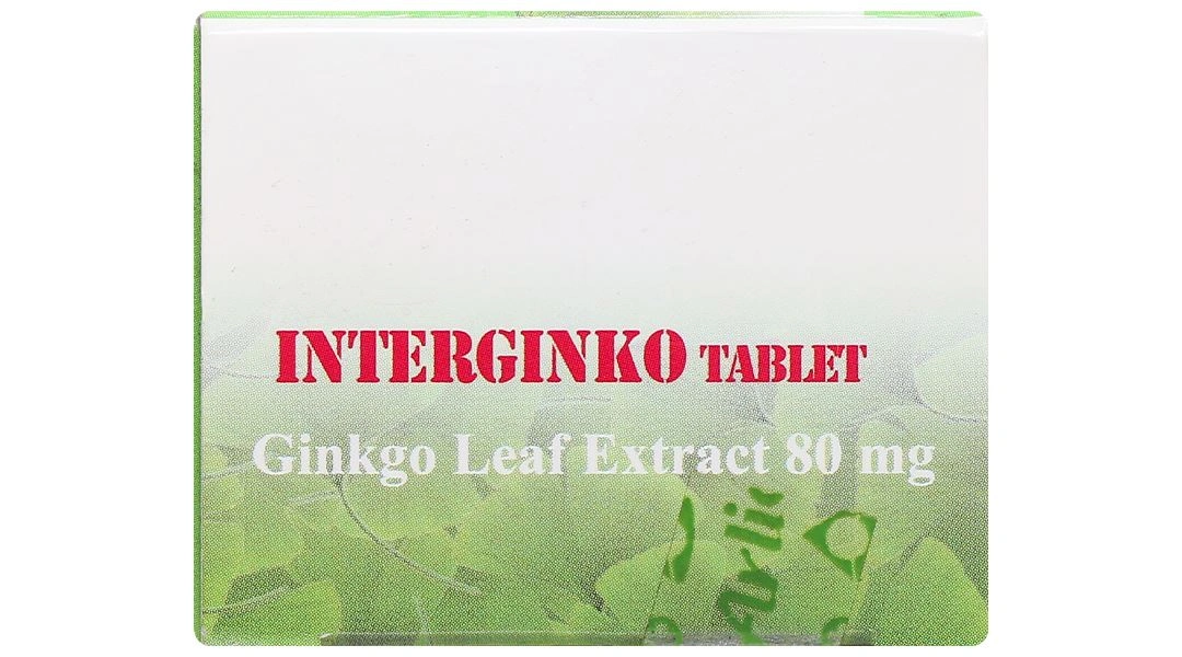 Interginko Tablet 80mg trị suy tuần hoàn não, suy giảm trí nhớ (10 vỉ x 10 viên) - 6