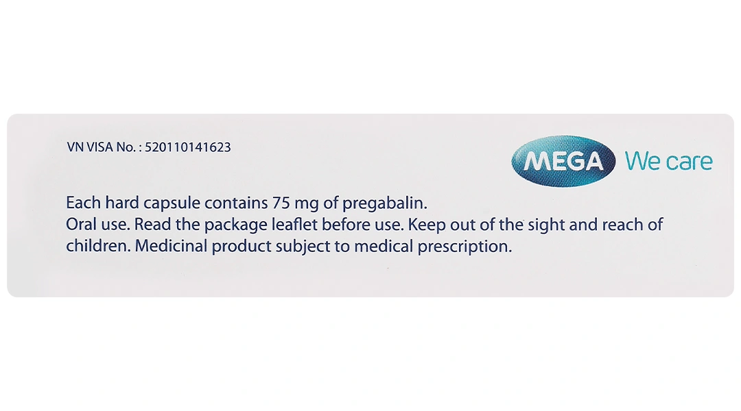 Prelynca 75mg trị rối loạn lo âu lan tỏa, bổ trợ động kinh cục bộ (2 vỉ x 14 viên) - 3