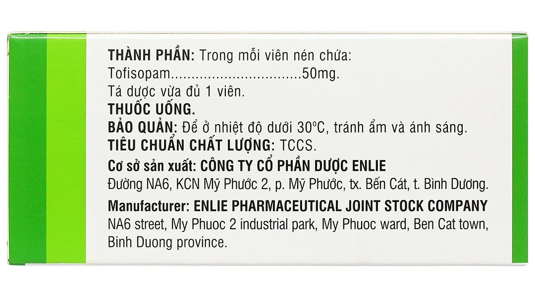 Diropam 50mg điều trị các bệnh tâm thần (2 vỉ x 10 viên) - 2
