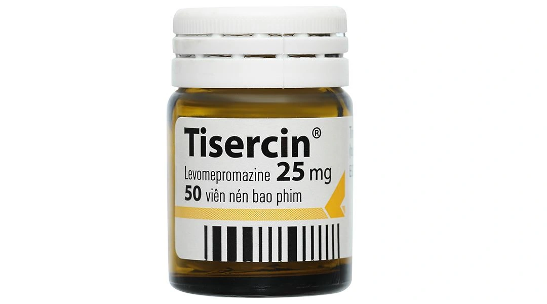 Tisercin 25mg điều trị các bệnh loạn tâm thần cấp tính lọ 50 viên - 5