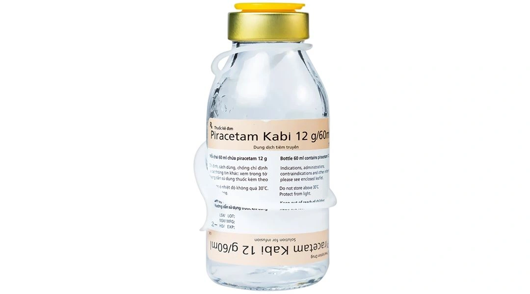 Dung dịch tiêm truyền Piracetam Kabi 12g/60ml điều trị triệu chứng chóng mặt chai 60ml - 4