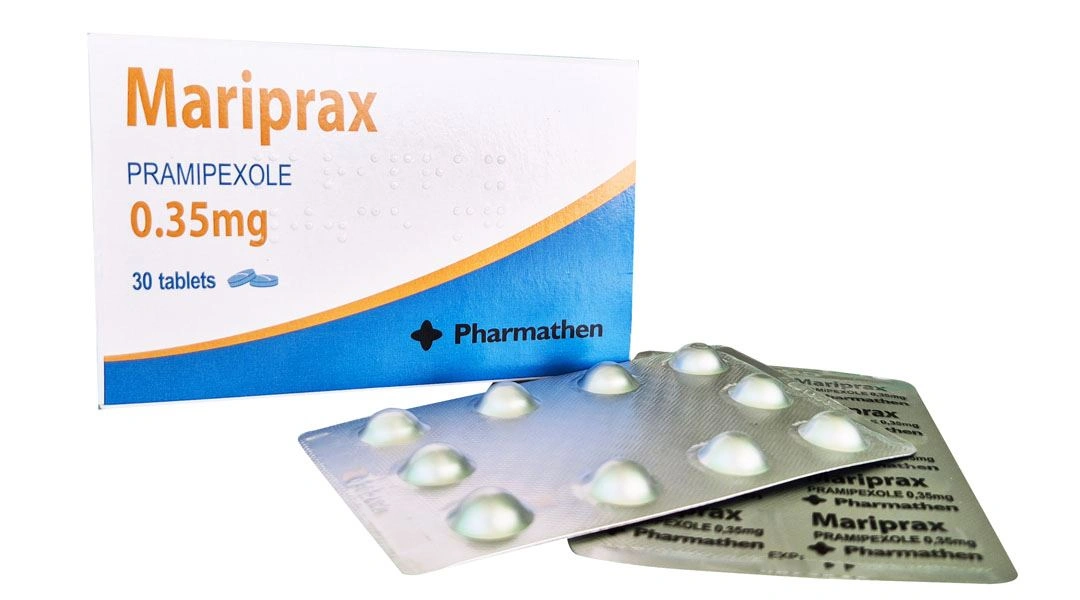 Mariprax 0.35mg điều trị triệu chứng bệnh Parkinson vô căn (3 vỉ x 10 viên) - 