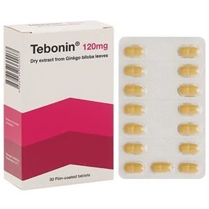 Tebonin 120mg tuần hoàn máu não, cải thiện trí nhớ