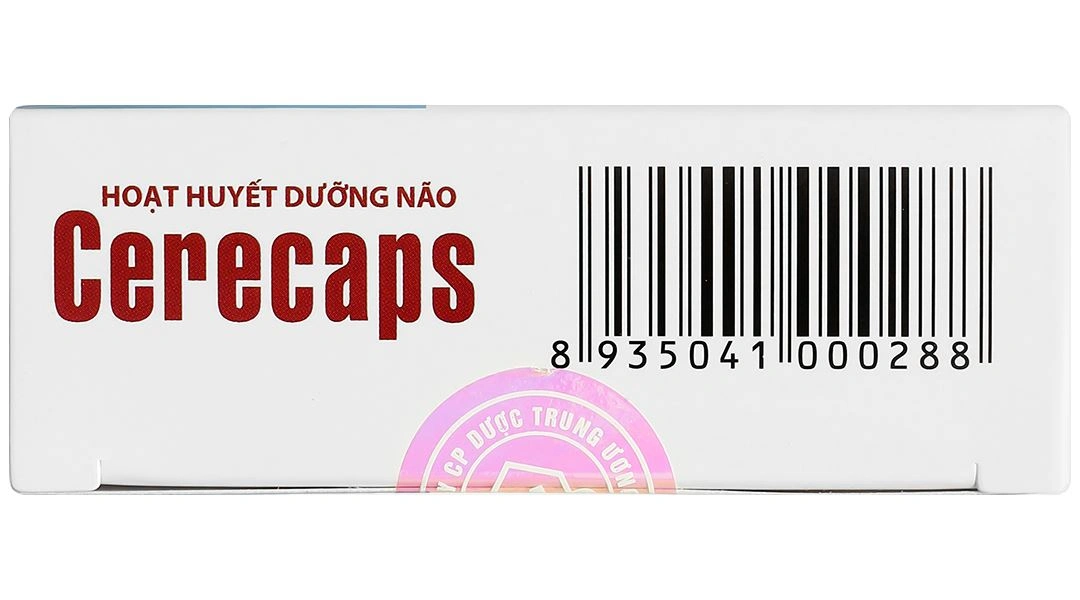 Cerecaps tuần hoàn máu não, cải thiện trí nhớ (3 vỉ x 10 viên) - 5