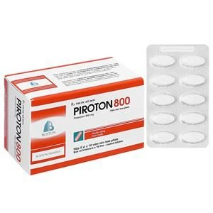 Piroton 800 trị chóng mặt, giật rung cơ