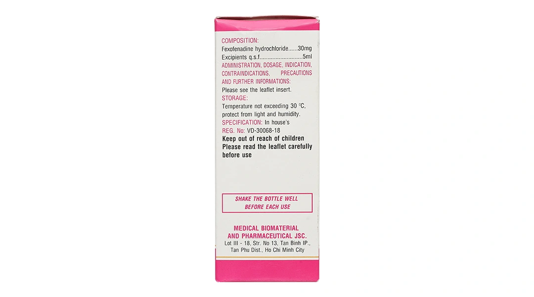 Siro Rutantop 30mg/5ml trị mày đay, viêm mũi dị ứng chai 70ml - 2