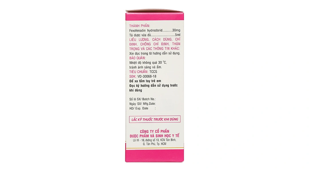 Siro Rutantop 30mg/5ml trị mày đay, viêm mũi dị ứng chai 70ml - 3