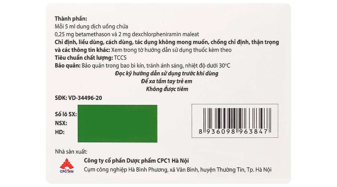 Dung dịch uống Inflagic điều trị hỗ trợ dị ứng ở đường hô hấp, da, mắt (10 ống x 5ml) - 2