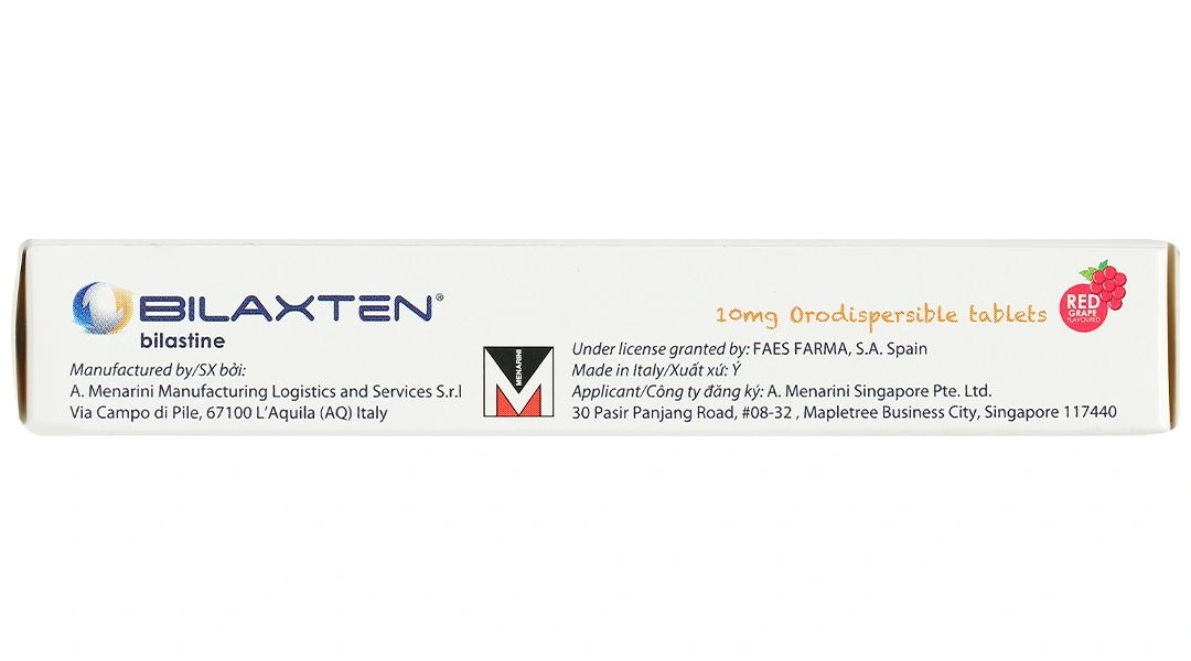 Bilaxten 10mg điều trị viêm mũi dị ứng, mày đay (1 vỉ x 10 viên) - 3