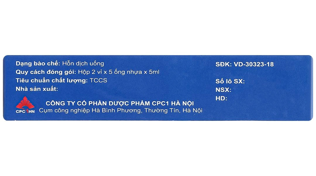 Hỗn dịch uống Oralegic 30mg/5ml điều trị viêm mũi dị ứng theo mùa (10 ống x 5ml) - 2