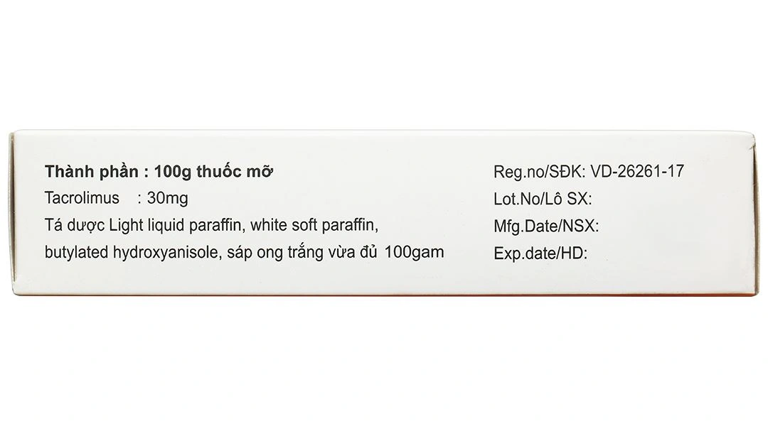 Thuốc mỡ bôi da Sovalimus 0.03% trị chàm thể tạng tuýp 10g - 4