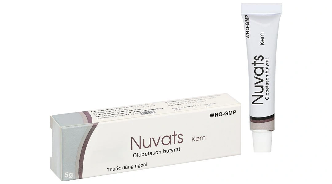 Kem bôi Nuvats điều trị viêm da tuýp 5g - 