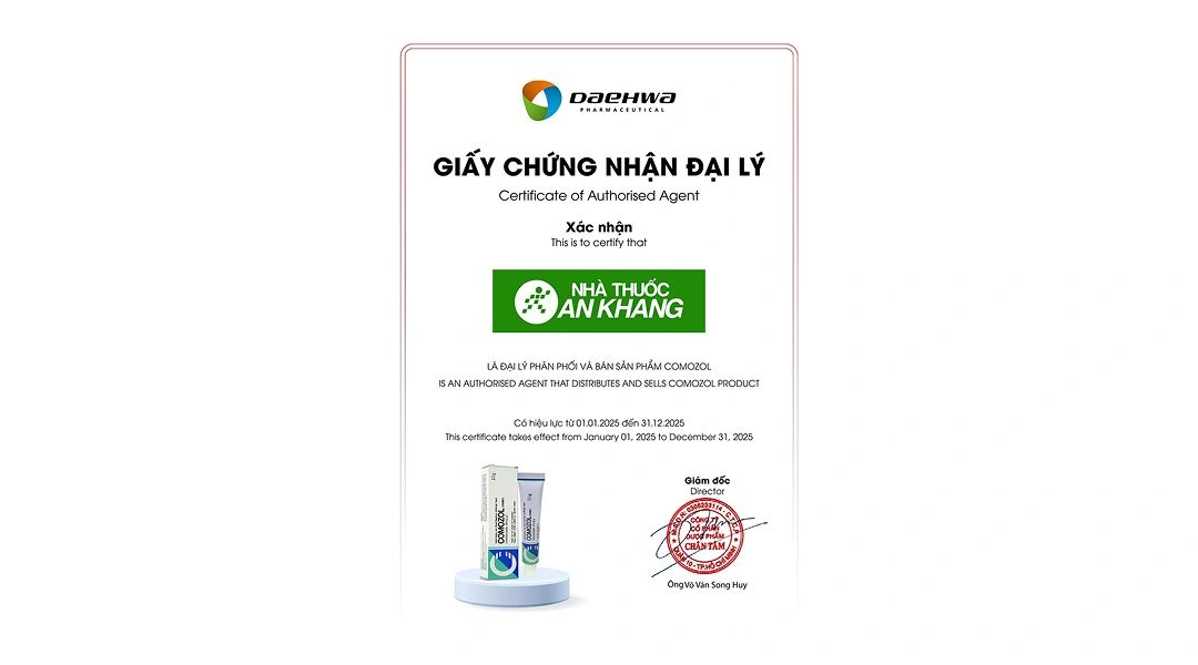 Kem bôi Comozol Cream trị nấm da tuýp 10g - 4