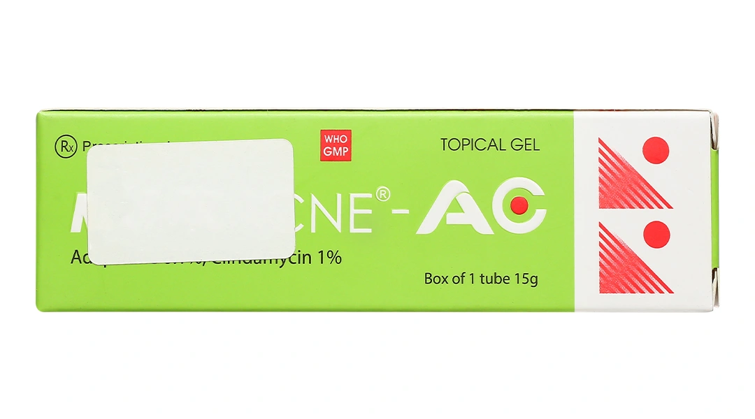 Gel bôi da Maxxacne-AC trị mụn trứng cá tuýp 15g - 1