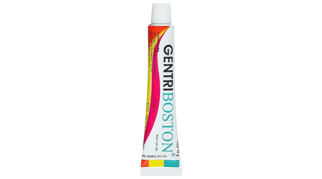 Kem bôi Gentriboston trị bệnh ở da do dị ứng, viêm da tuýp 10g - 4