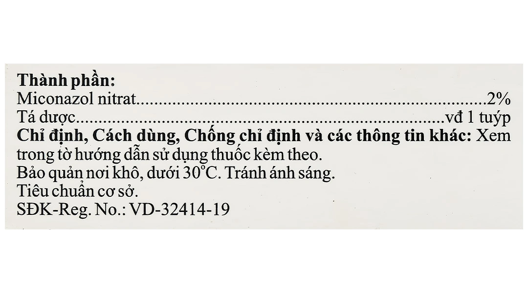 Kem bôi da Micosalderm 2% trị các bệnh da liễu do nhiễm nấm tuýp 10g - 5